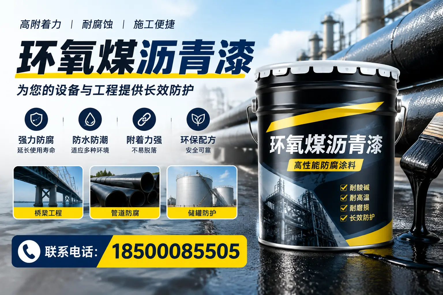 环氧煤沥青漆与其他涂料的对比分析，助力鄂州企业决策